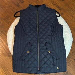 JOULES quilted Vest gorgeous size 6 navy